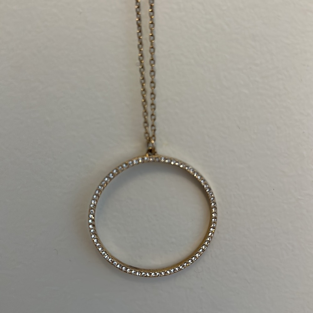 Vince Camuto Necklace with Diamond circle